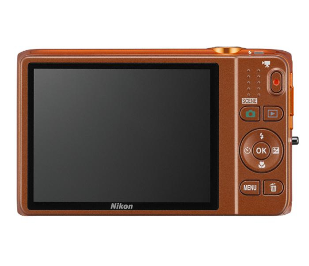 Nikon S6500 pomarańczowy - 1450175 - zdjęcie 5